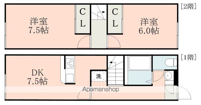 レオパレスフダザの間取り写真