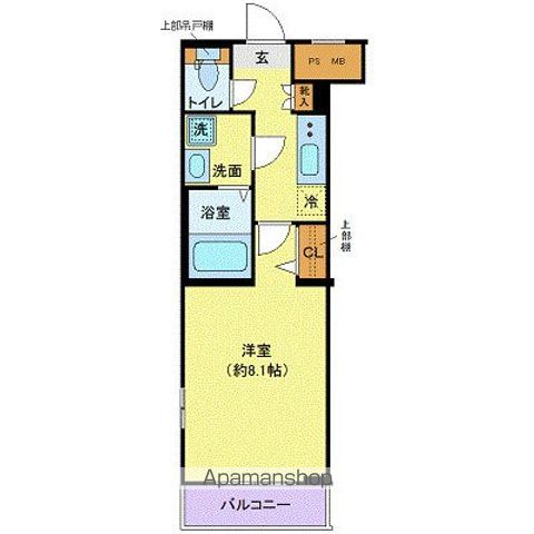 【世田谷区池尻のマンションの間取り】