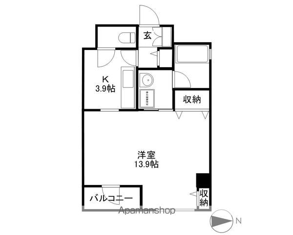 アルベルゴ三松館の間取り写真