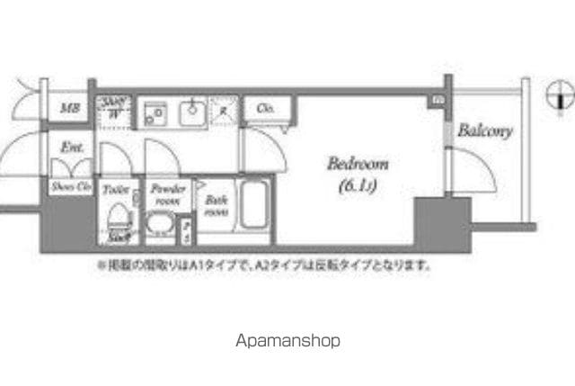 【アドバンス大阪ストーリアの間取り】