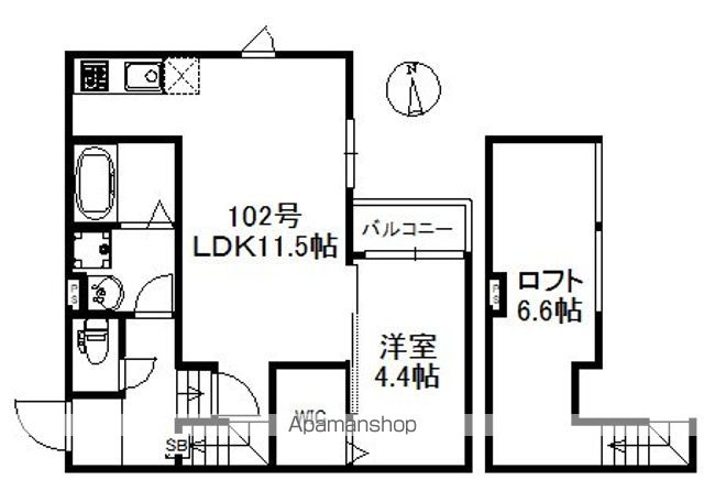 【ポラリス福津中央の間取り】