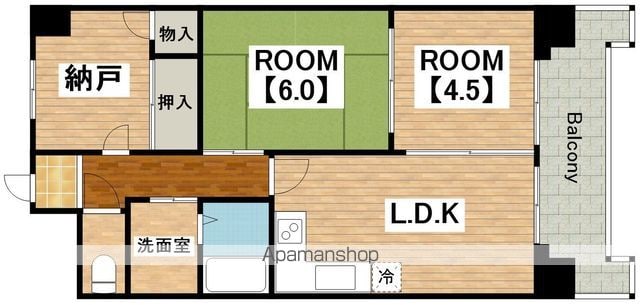 プランドールむつみの間取り写真
