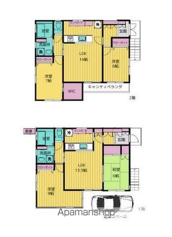 【横浜市西区北軽井沢戸建の間取り】