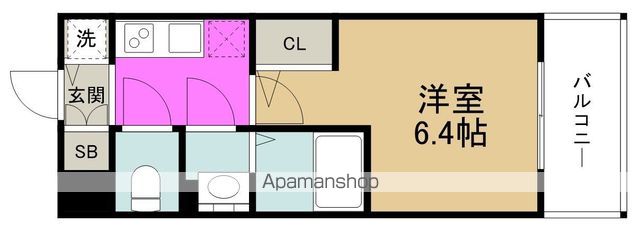 エスリード大阪セレスティアの間取り写真