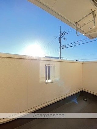 ドリームタウンＢ[1LDK/42.8m2]のバルコニー