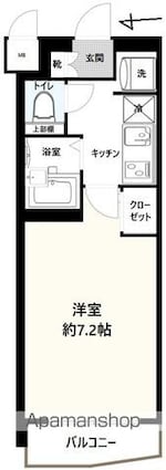 ドルチェＴＯＫＹＯ練馬[1K/21.42m2]の間取図