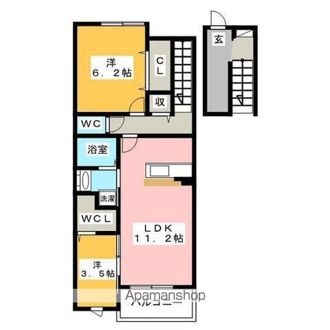 MONT LIVRE 伊都の間取り写真