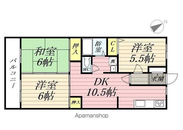 アーバンハーモニー本屋番館の間取り写真
