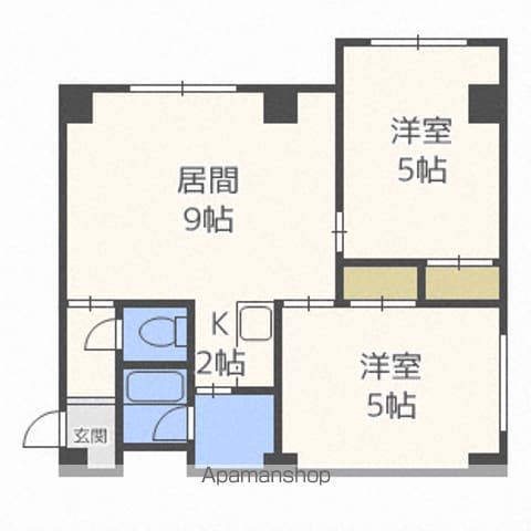 ローヤルハイツ新川の間取り写真