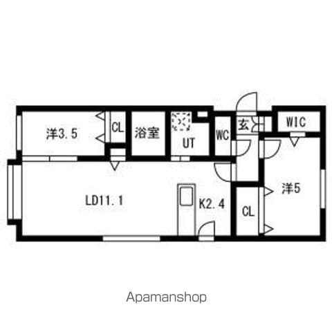 ALPHA RESIDENCE 円山北2条の間取り写真