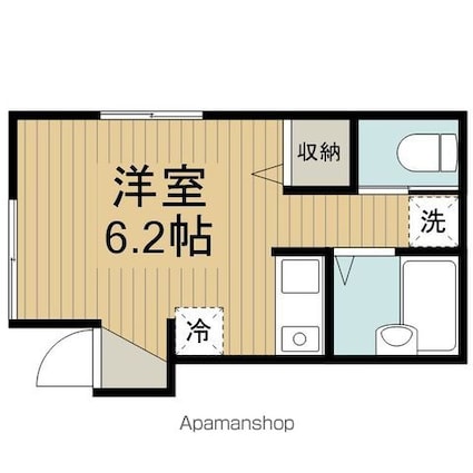 メゾンＫＲＥＡ[1R/18m2]の間取図