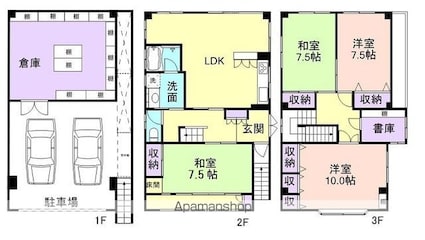 東久不動産　吹上戸建[4LDK/169.4m2]の間取図