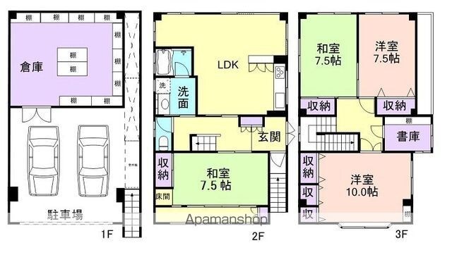東久不動産　吹上戸建[4LDK/169.4m2]の間取図