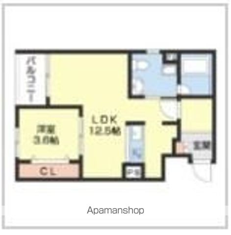 【和歌山市湊マンションの間取り】