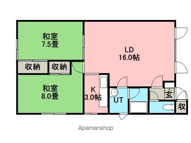 遠藤アパートの間取り写真