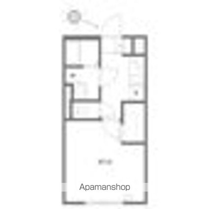 東京都杉並区方南１丁目[1K/24.5m2]の間取図