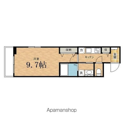 セグロ　３５８[1K/31.21m2]の間取図