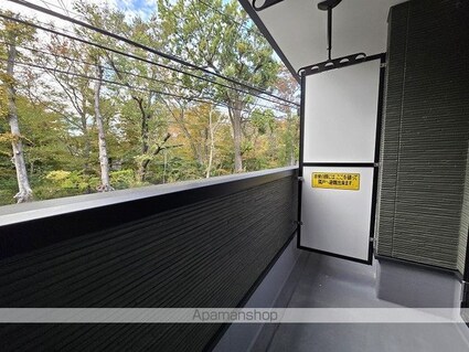 ＭＥＬＤＩＡ福生Ⅲ[1K/27.33m2]のバルコニー