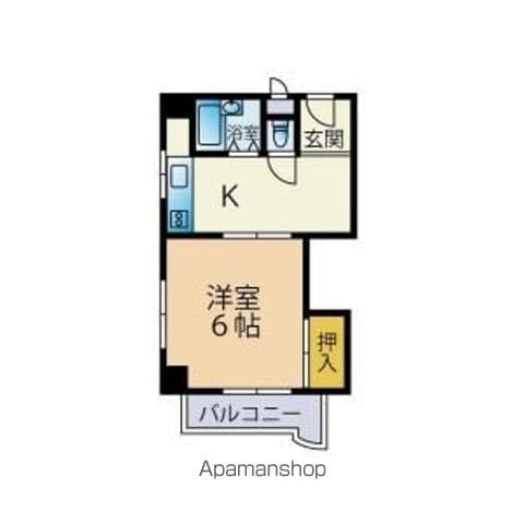 ミオーナ西新の間取り写真