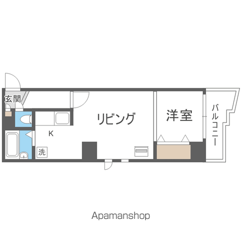 ミラバ札幌中央の間取り写真