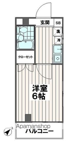 ハビタットの間取り写真