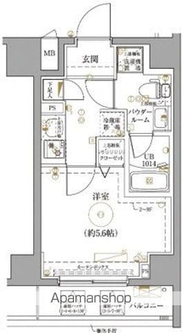 LUMEED川崎の間取り写真