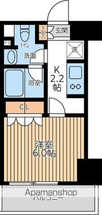 Ｃｉｔｙ　Ｌｕｘ　Ｔｏｂｅ[1K/22.77m2]の間取図