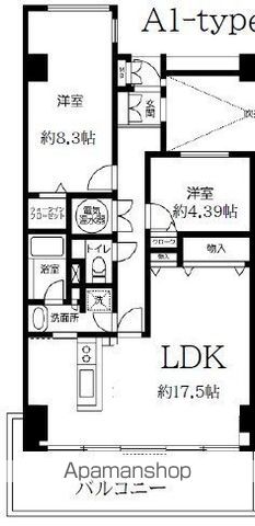 TLRレジデンス磯子駅前の間取り