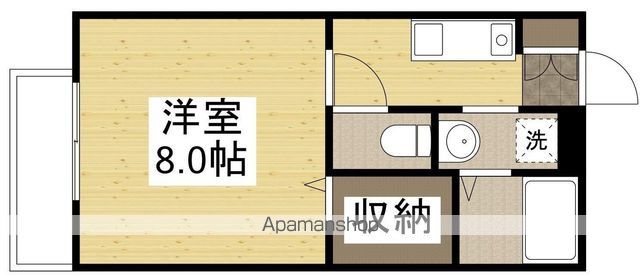 ミストラル庭瀬の間取り写真