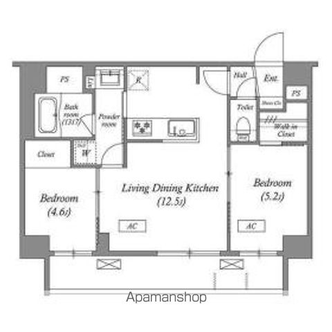 ACP RESIDENCE両国の間取り写真