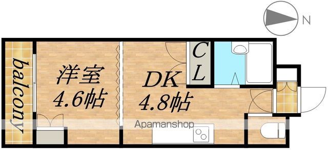 フォーライフ大通南の間取り写真