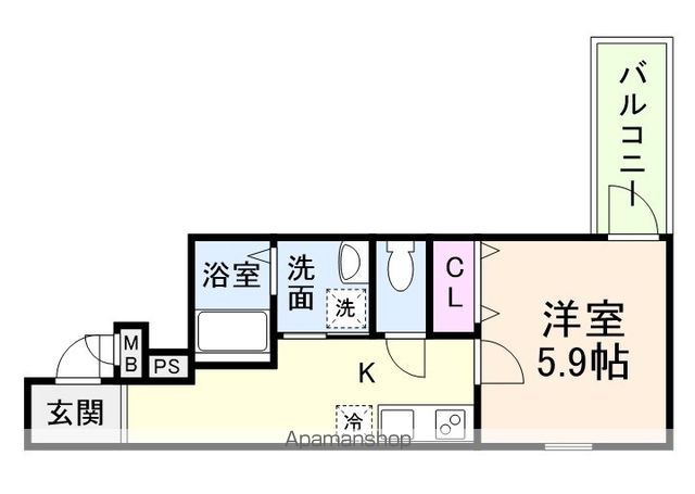 フジパレス阪急塚口ウエストII番館の間取り写真