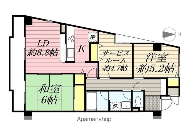 【グランドメゾン幕張の間取り】