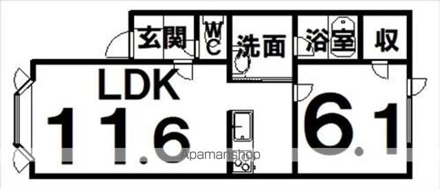 レーベンの間取り写真