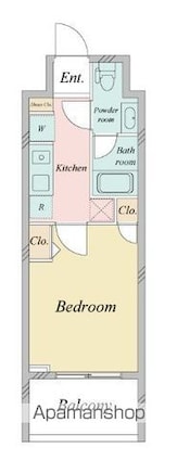 ＣＡＳＳＩＡ押上[1K/21.8m2]の間取図