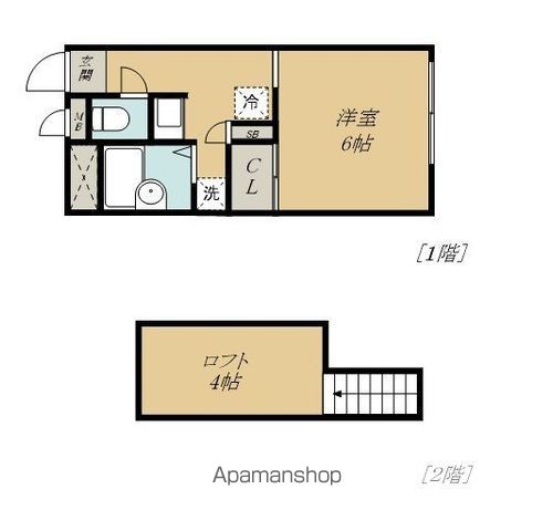 パレス萩野町の間取り写真