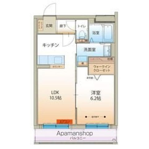 WISTERIA尾山町の間取り写真