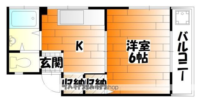 実森ビルの間取り写真
