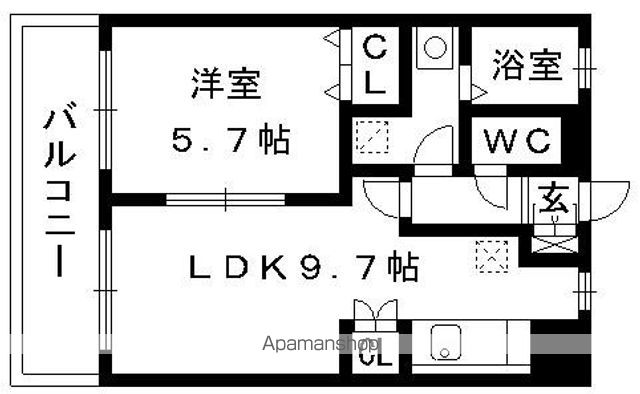 エコノテレステーション11の間取り写真