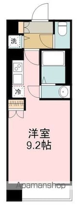 ラピスラズリ上杉[1R/24.75m2]の間取図