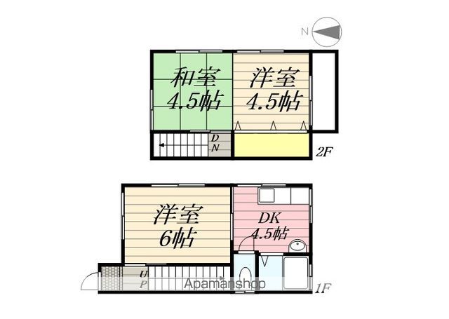 【和歌山市鳴神の戸建ての間取り】