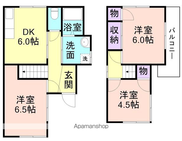 【岩出市西野の戸建ての間取り】