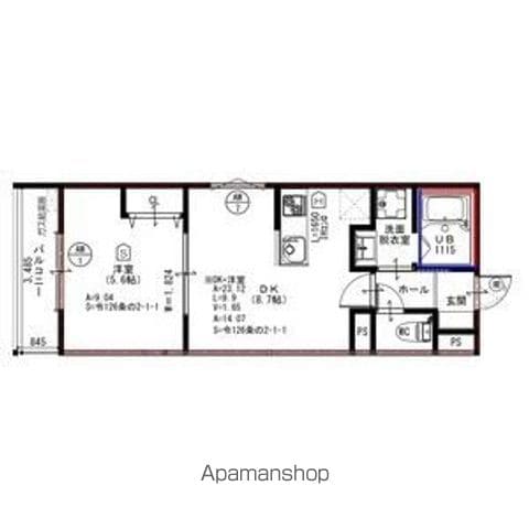 GRAND AUBE 岸部の間取り写真