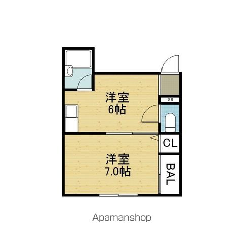 メイツ松屋町の間取り写真