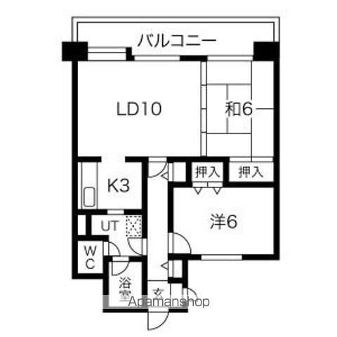 TOAマンションの間取り写真