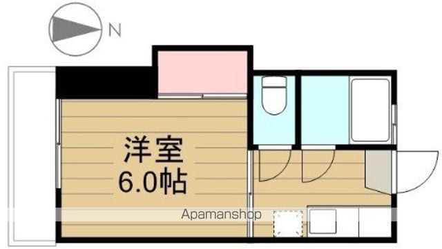 東京都世田谷区上北沢５丁目[1K/20.26m2]の間取図