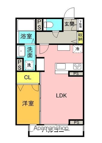 若者支援住宅B棟の間取り写真