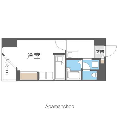 CANVASSすすきのの間取り写真