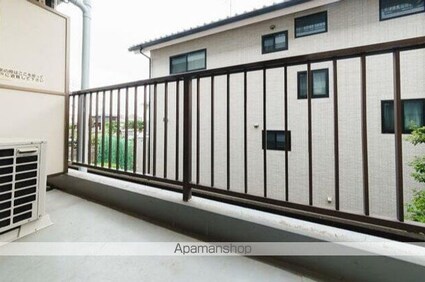 東京都国立市谷保[1R/18.9m2]のバルコニー