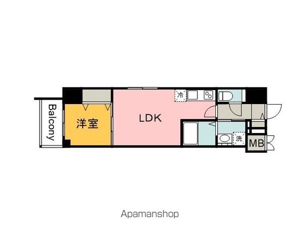S−RESIDENCE広島駅ENABLEの間取り写真